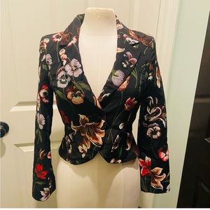 Classiques Entier Floral Embroidered long sleeve blazer sz.XS-P